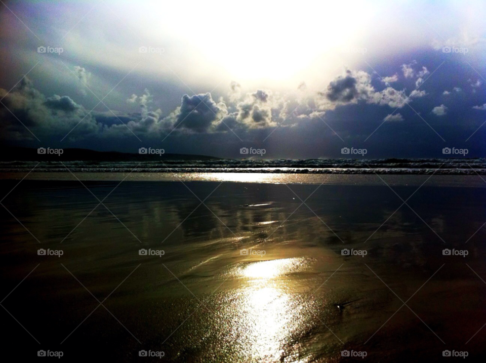 beach sunset sun sand by karlbinder