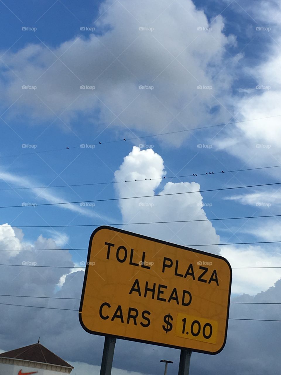Cloud snail and highway toll sign🐌
