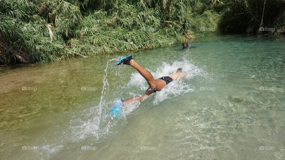 Lake#nature#human#jump#swimm