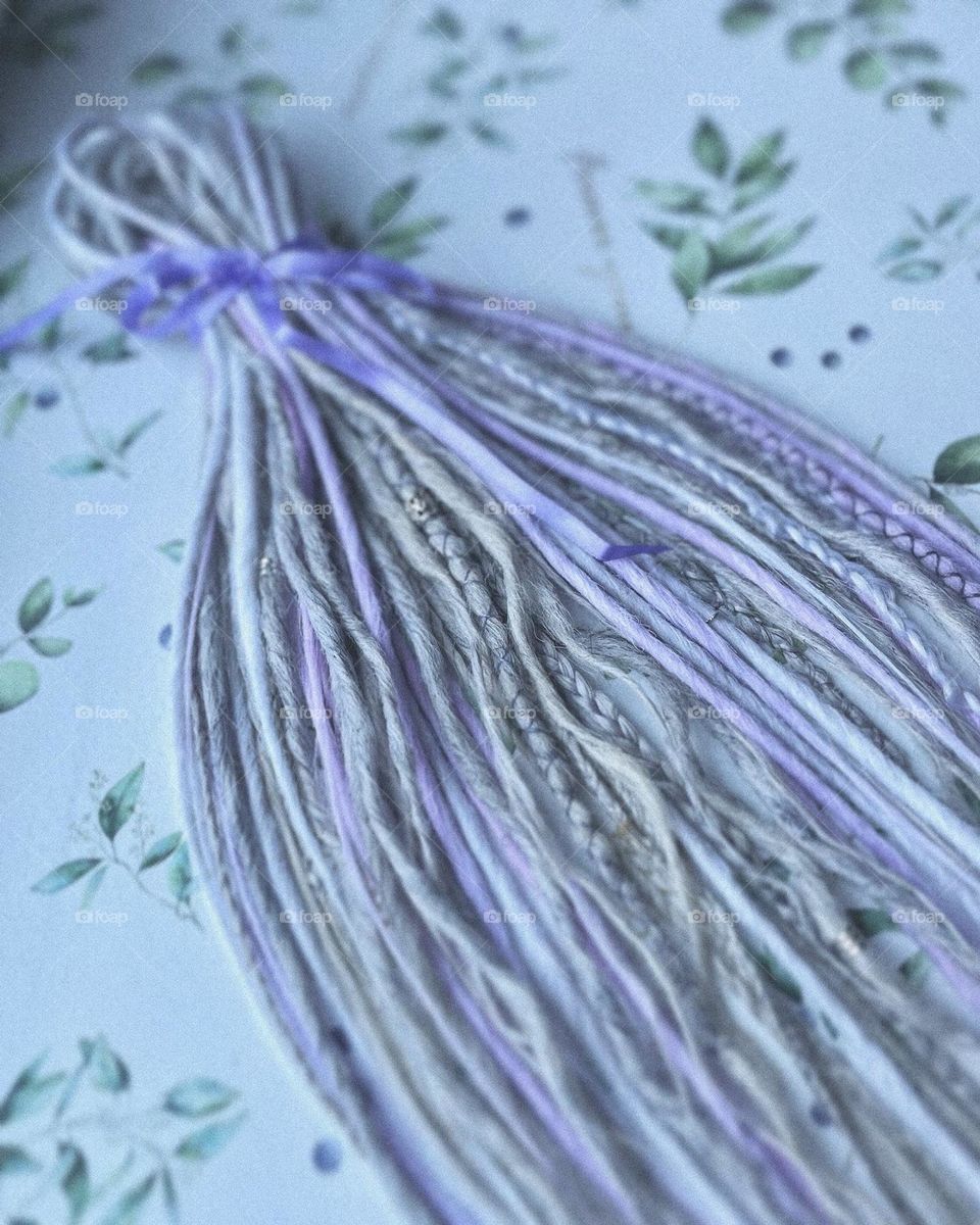 Lavender classic dreadlocks 