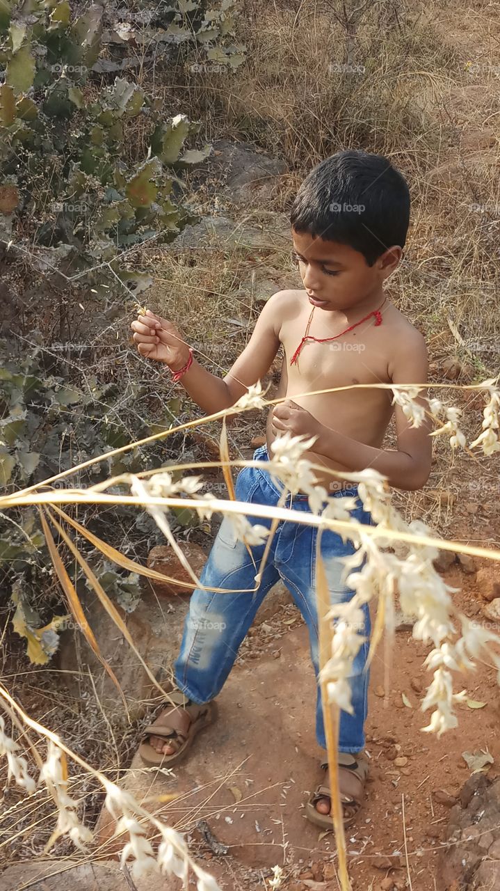 The boy is more thinking and very nicr