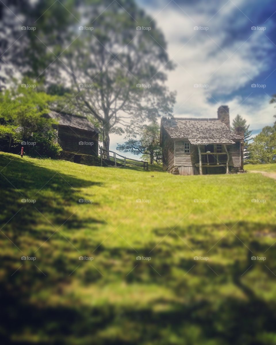 Brinegar Cabin in Appalachian Mountains