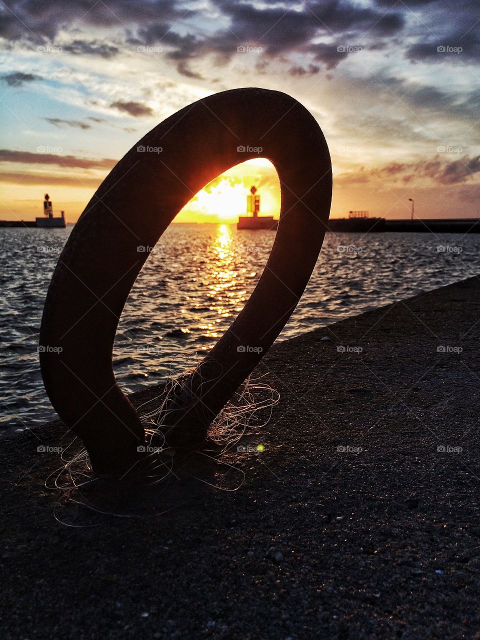 Sunset on the pier