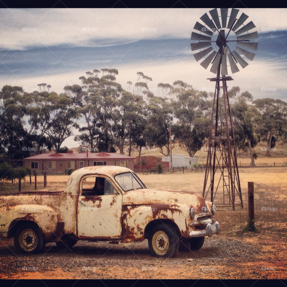 vintage old farm australia by thunder67au