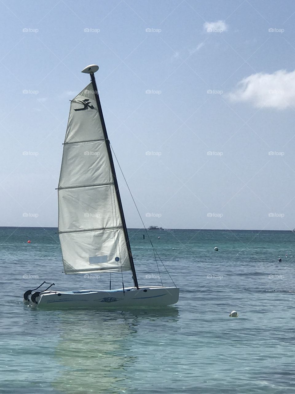 Sailboat in Cozumel 