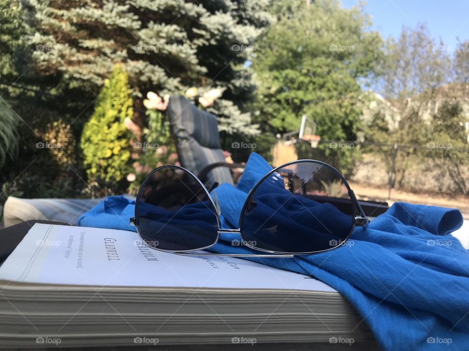 Relax and read by the pool