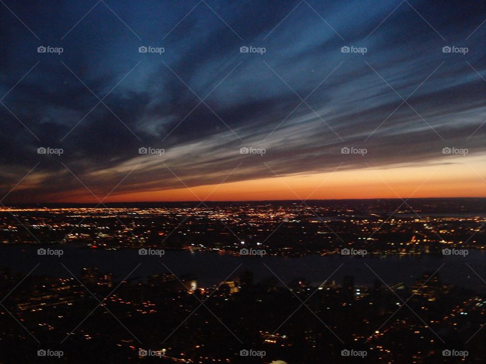 Sunset from Empire State Building