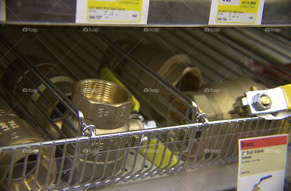 Brass Threaded Connection Fittings With Levers