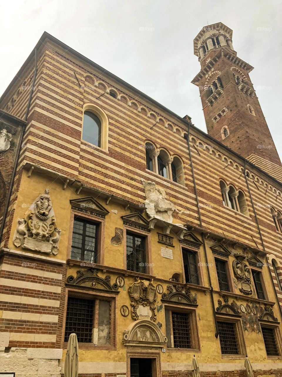 Beautiful old building in Verona Italy