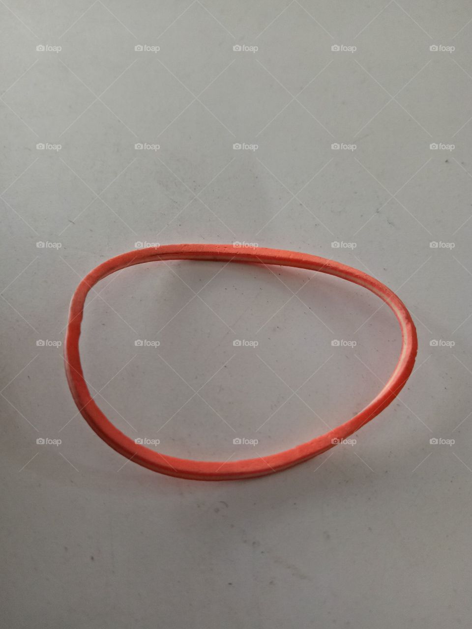 Orange rubber band