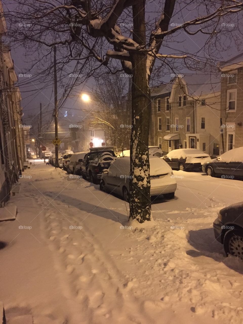 Philly's only snow storm this winter