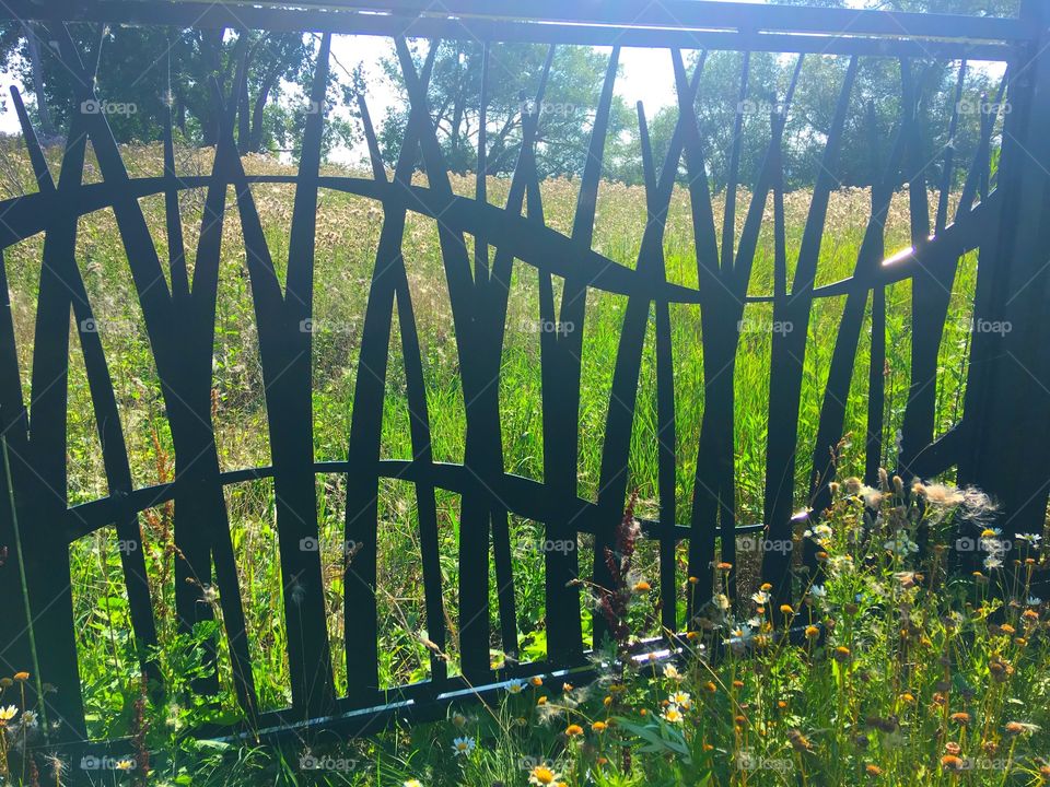 Outer Harbor artistic fence