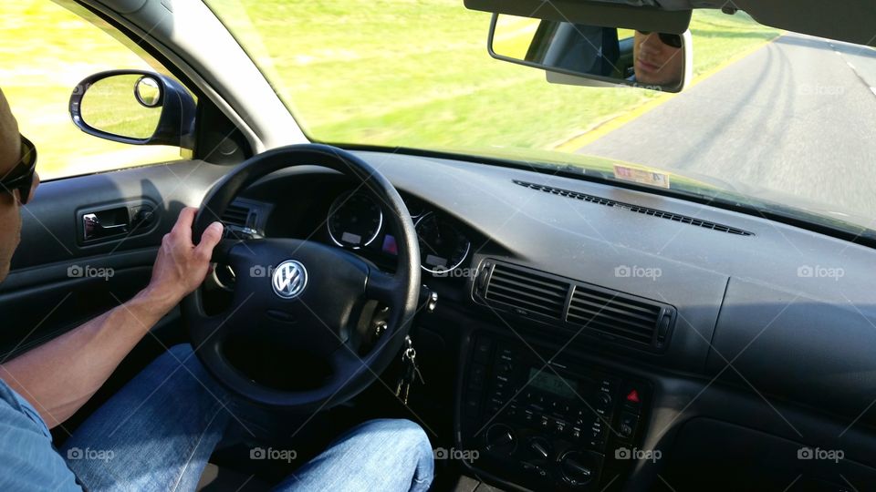 Interior shot of the Volkswagen Jetta