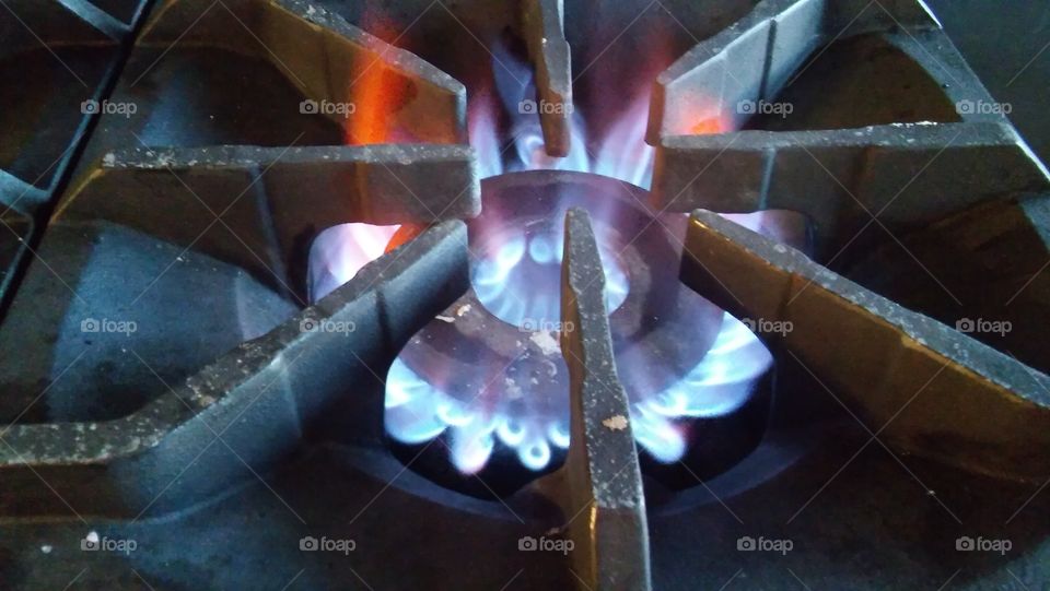 commercial stove gas