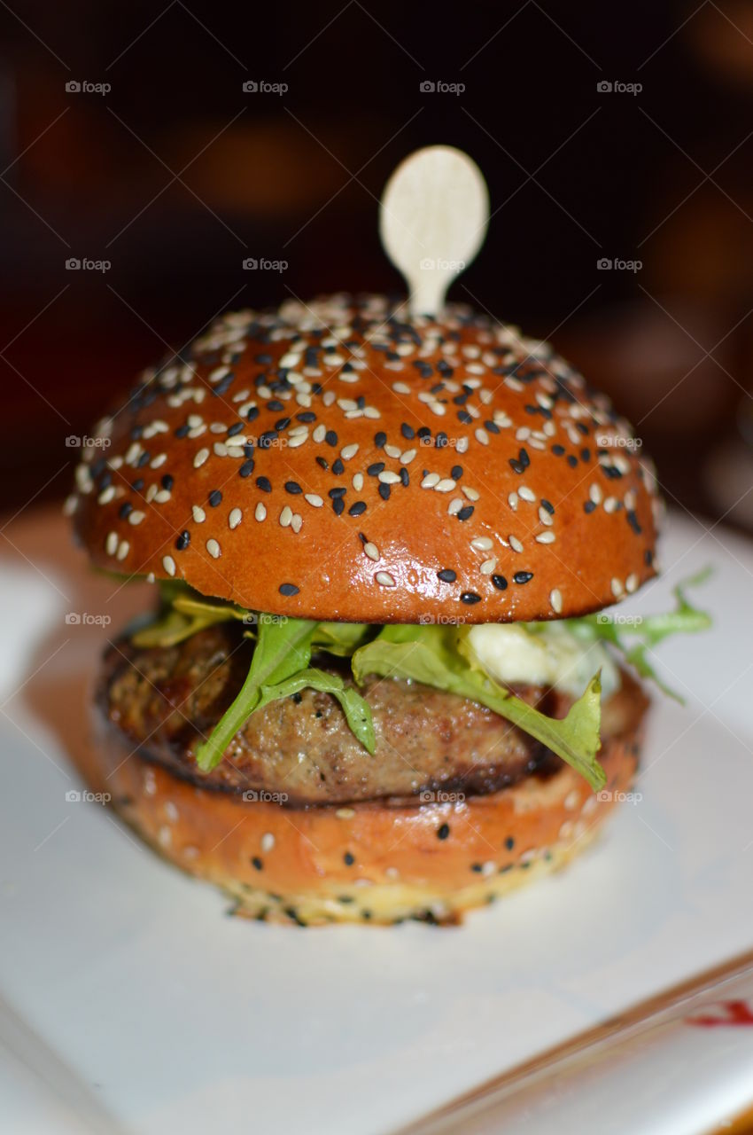 Food, Sesame, No Person, Bread, Lunch