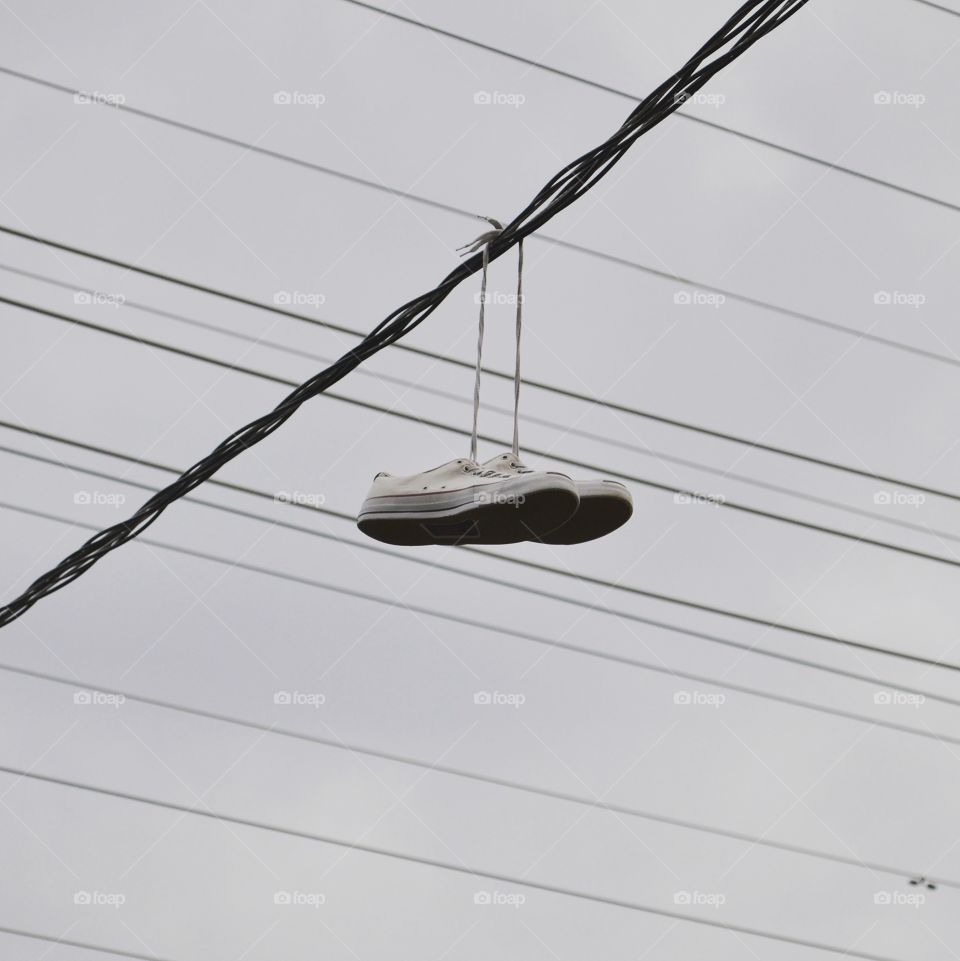 on a wire