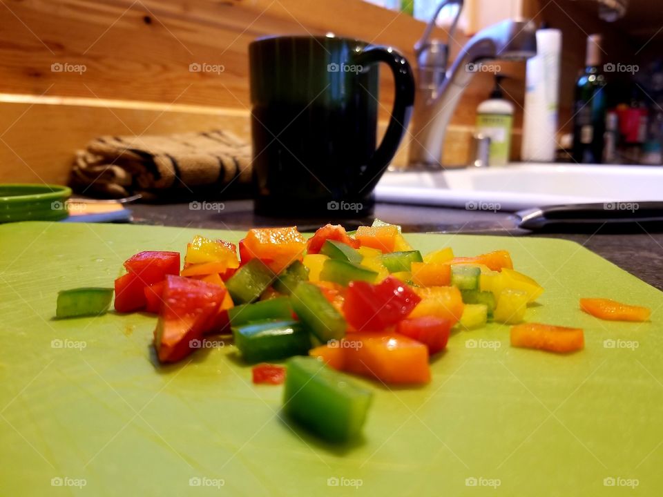 peppers and coffee