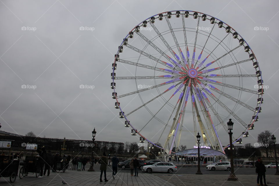 Ferris wheel in Paris