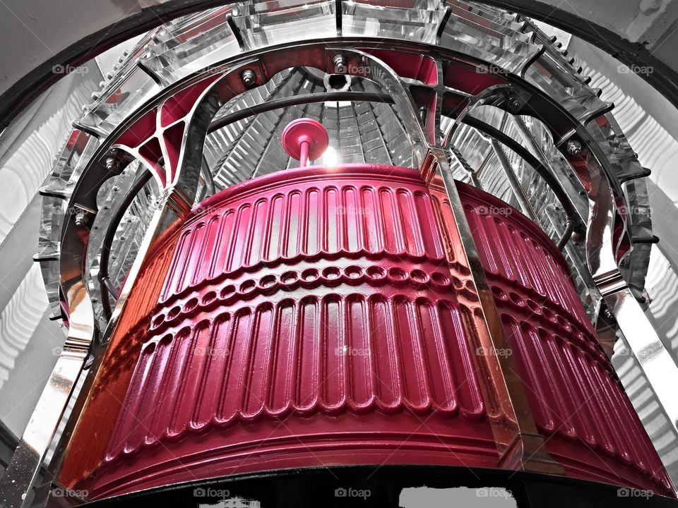 Inside of a lighthouse 