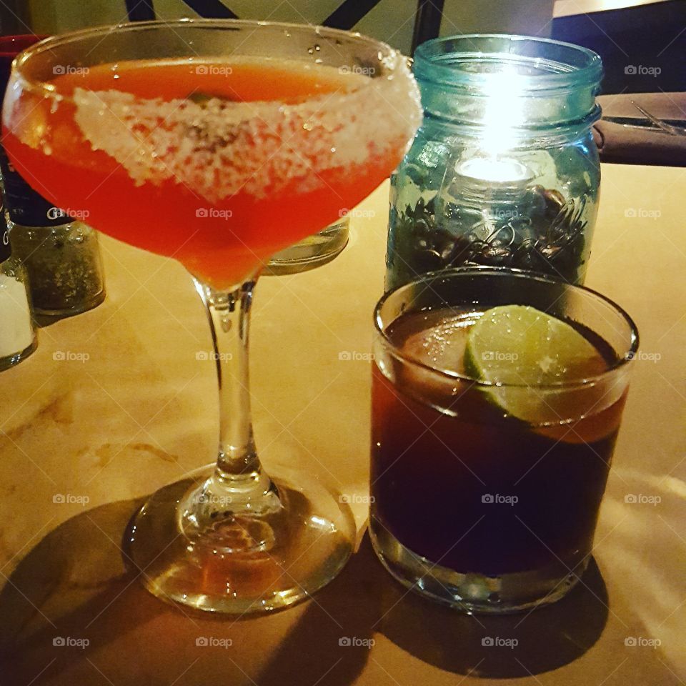 El Chupacabra and Corn & Oil Cocktails