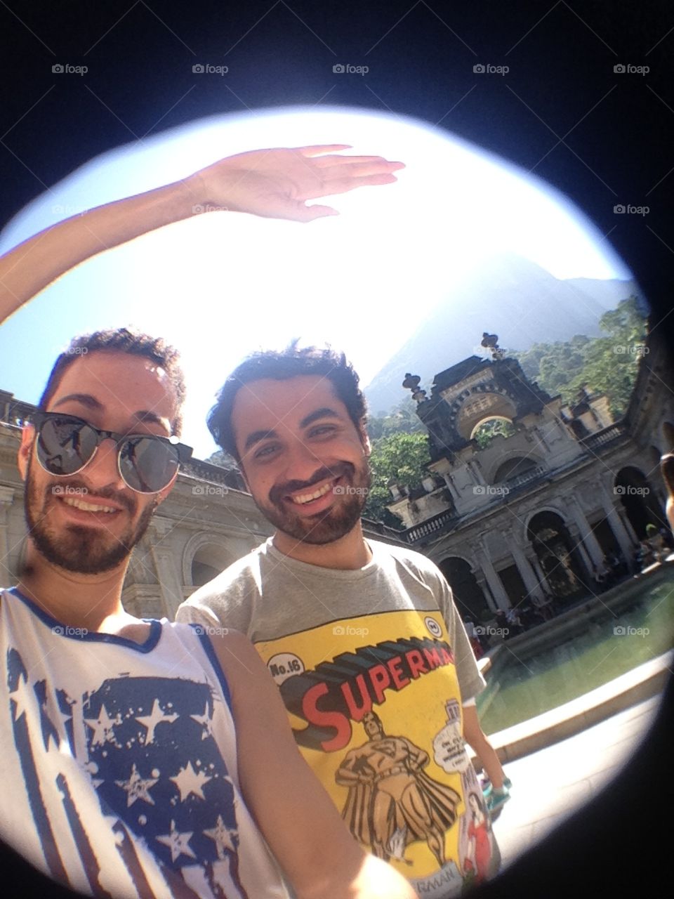 Having fun with craziest people