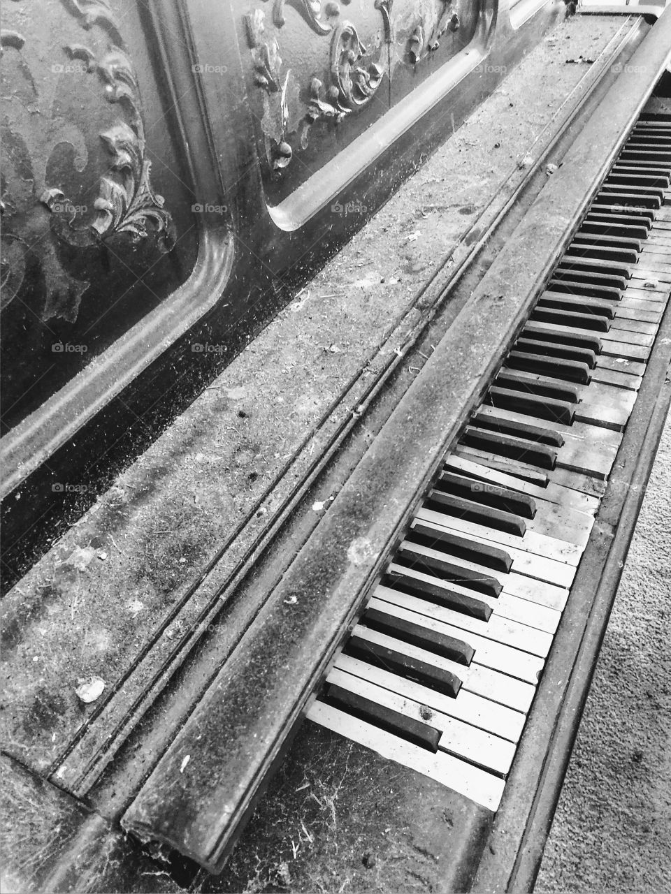 old piano