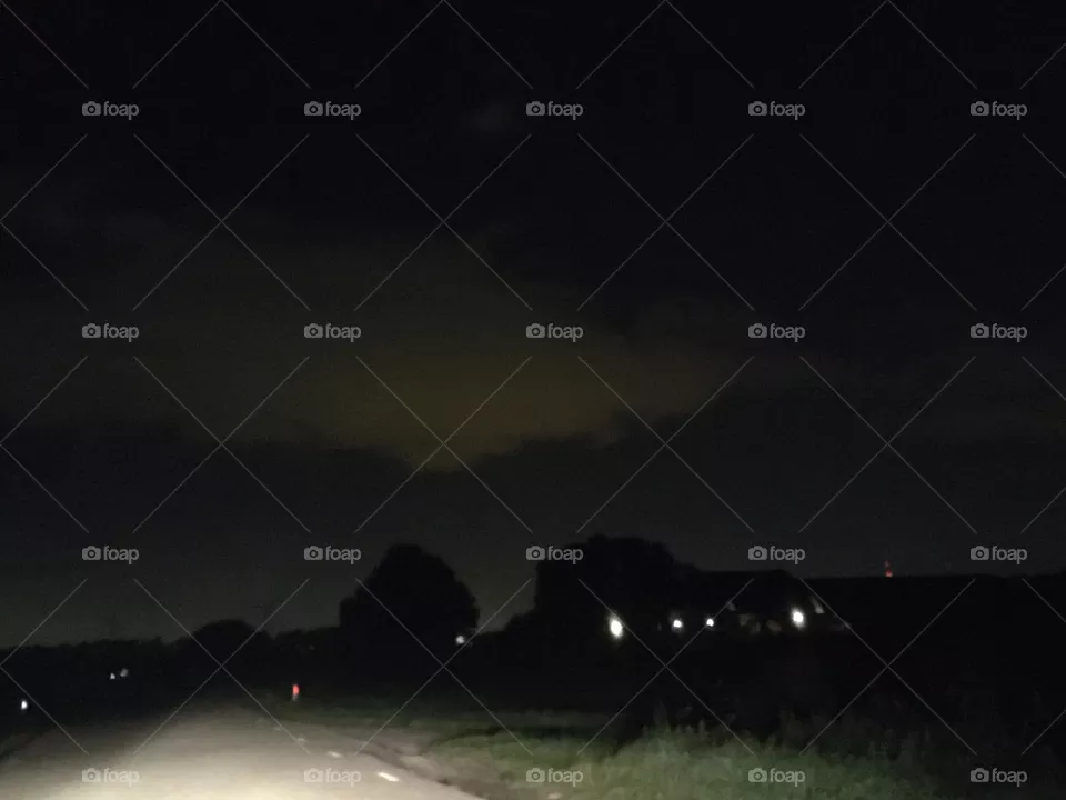 Photo the dark night cloud 