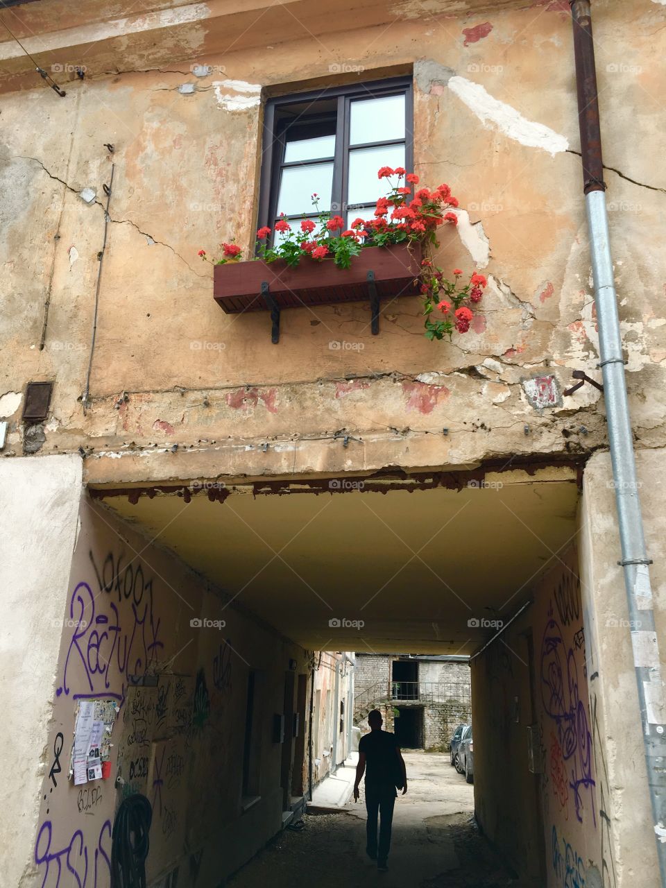 Architecture, House, Window, Street, Building