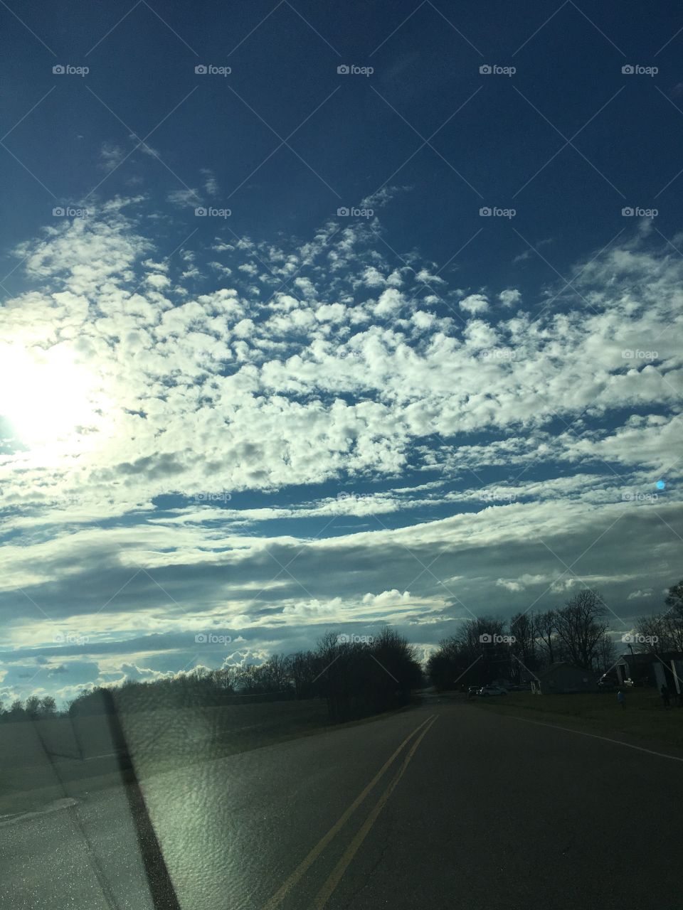 No Person, Landscape, Sky, Road, Sunset