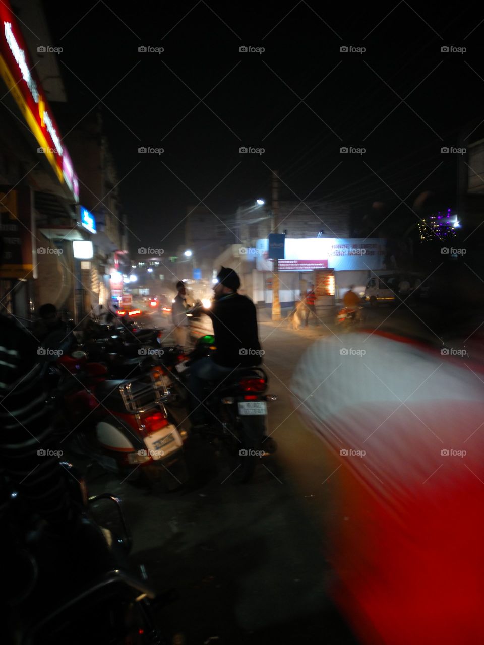 market place at night