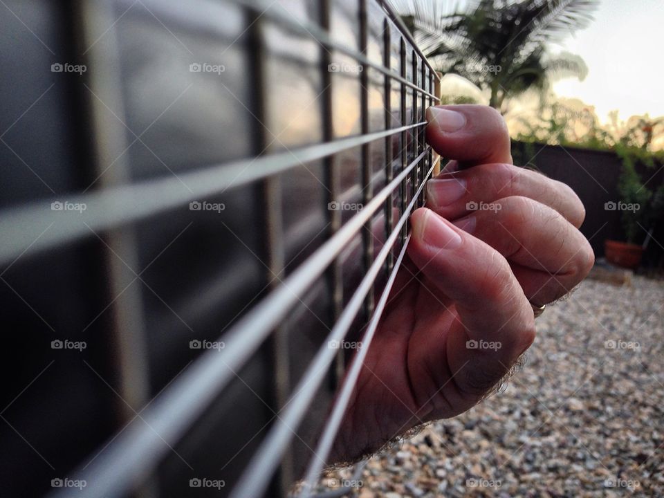 Sunset Sonata. Noodling around on the guitar as the sun sets. 