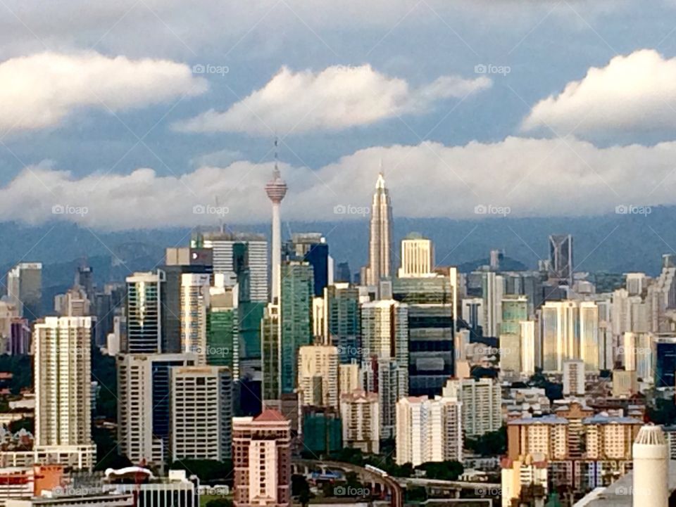 Kuala Lumpur from my roof top