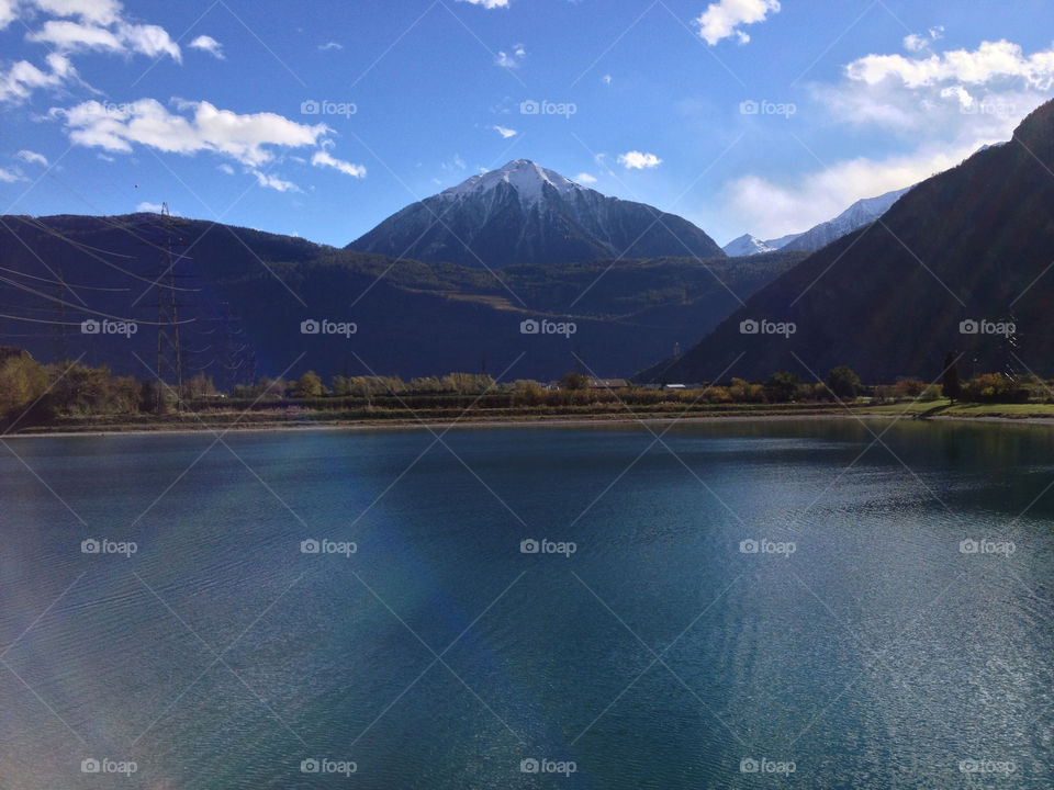 mountain lake by swisstraveler