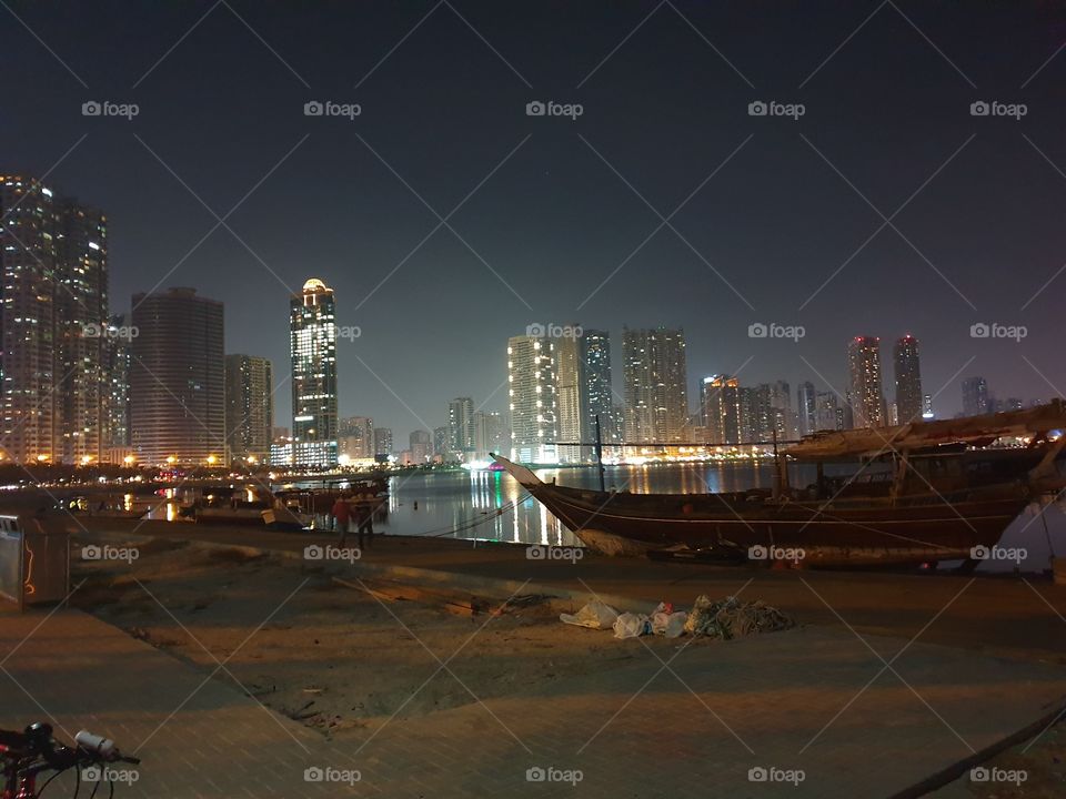 nightlife moon light