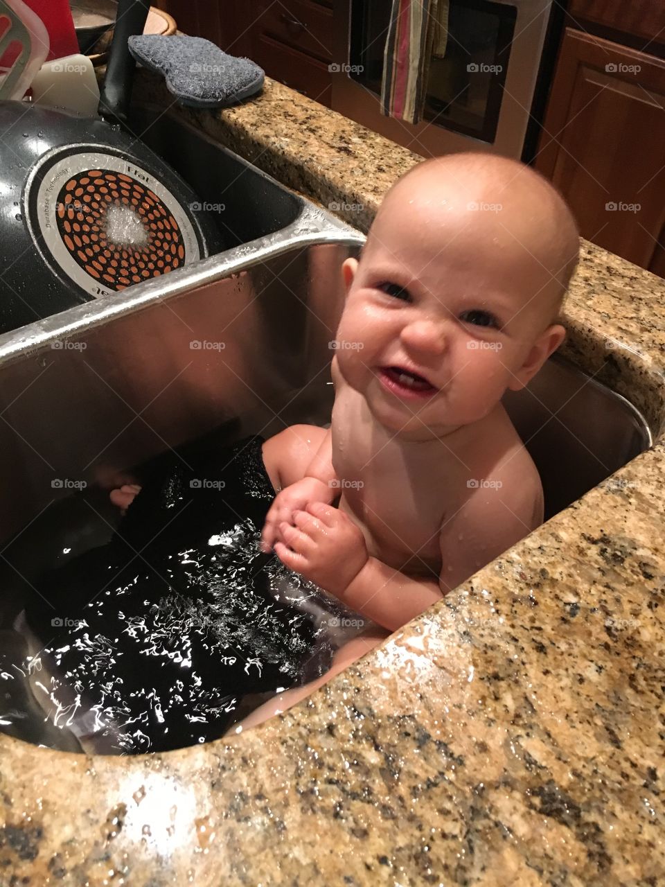 Kitchen sink bath