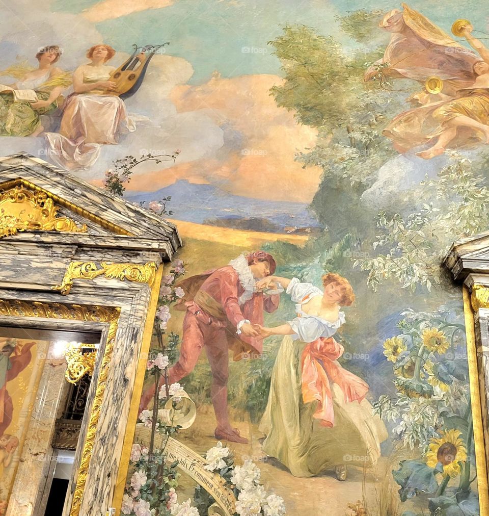 décor de l'Opéra comique