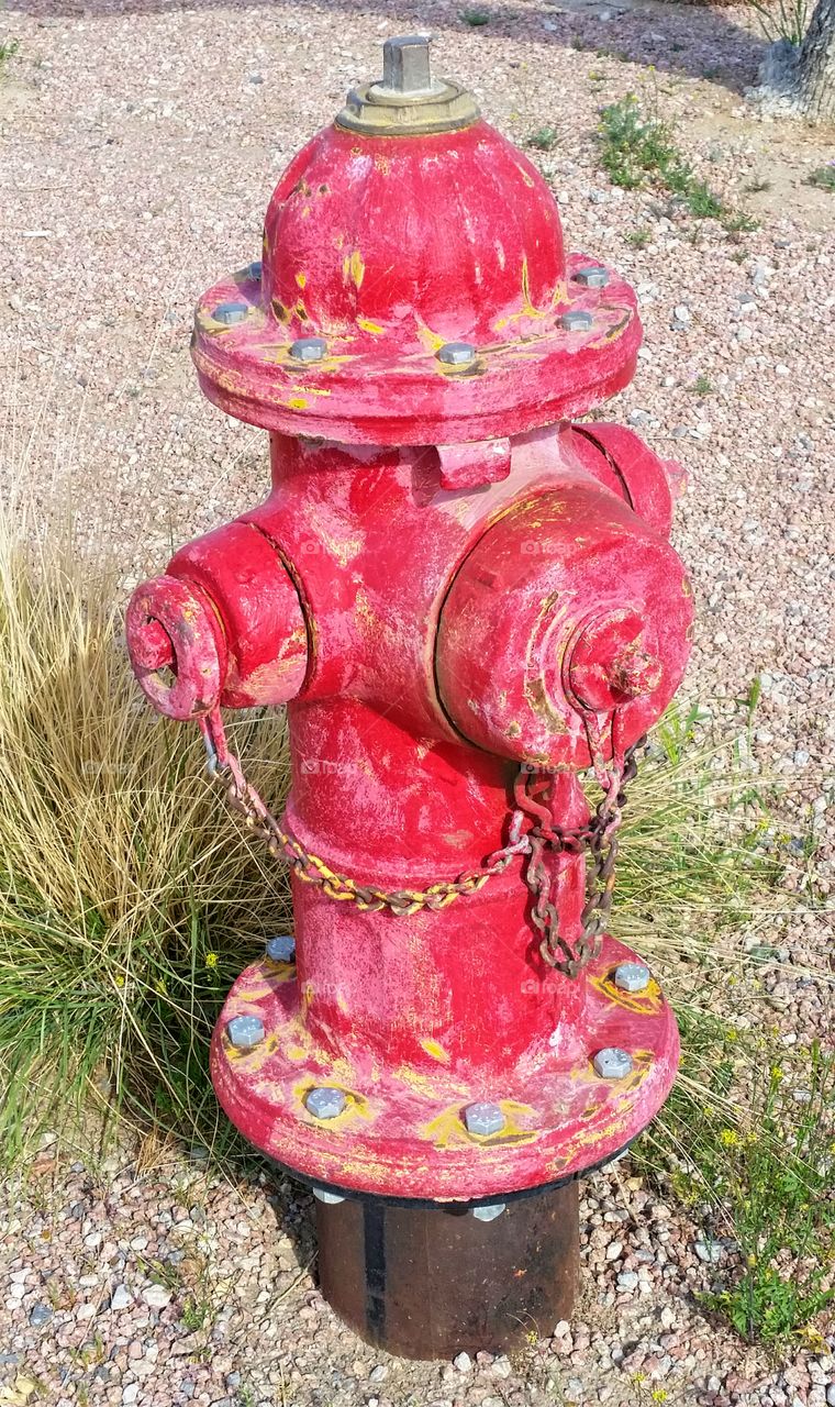 Weather worn fire hydrant!