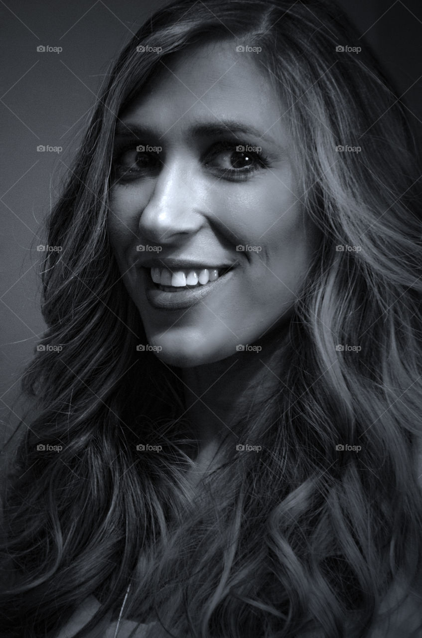 Close-up of a smiling woman