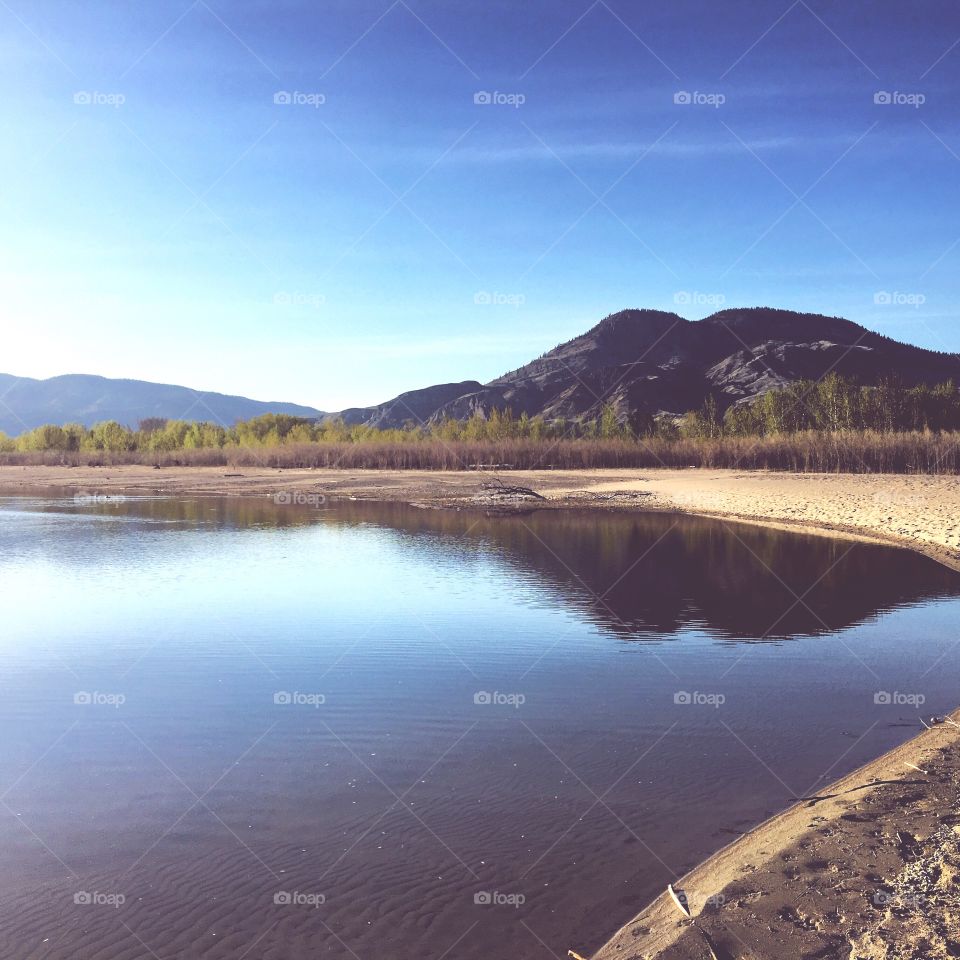 Evening walk on the beach 