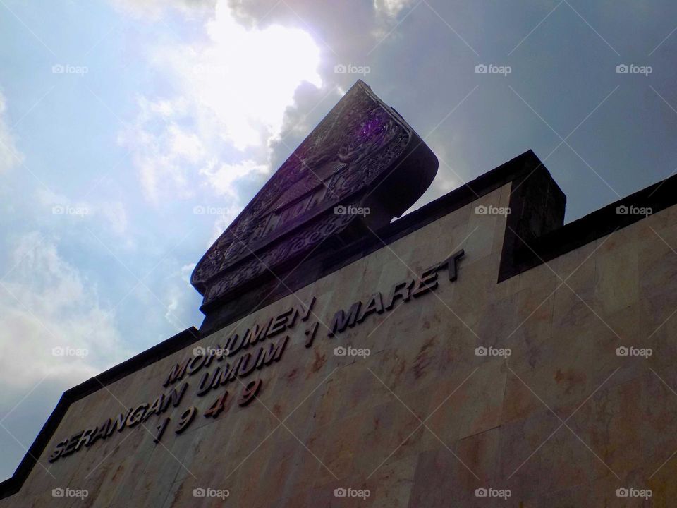 Historical monuments in the city of Yogyakarta Indonesia