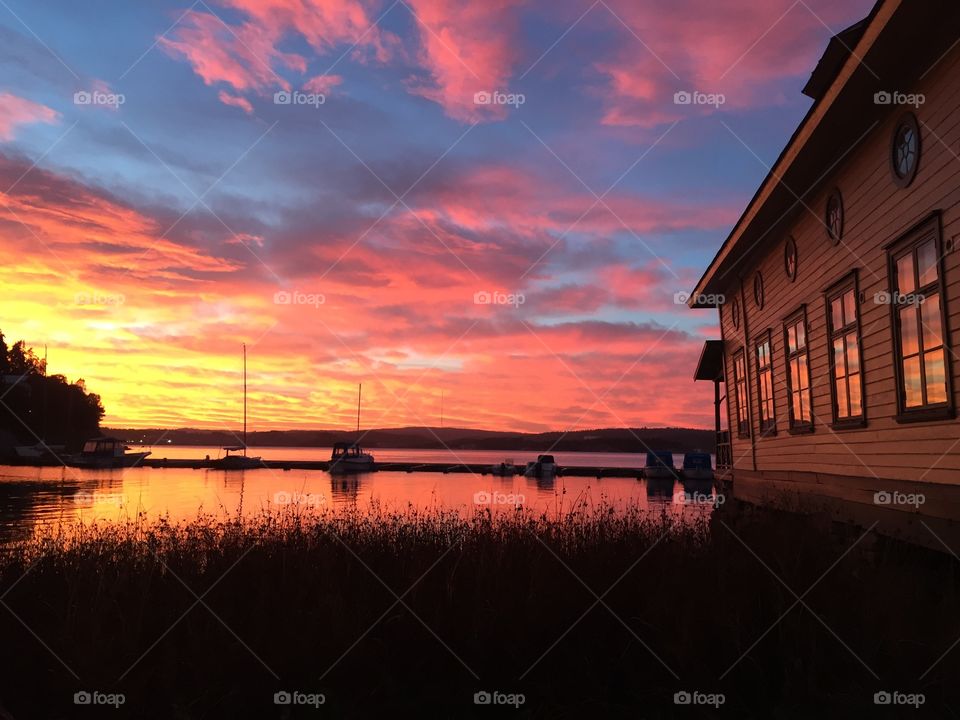 Sunset in Gustafsberg