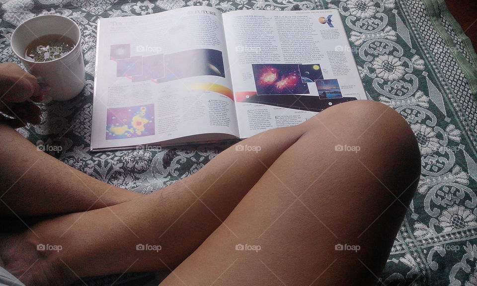 drinking while reading