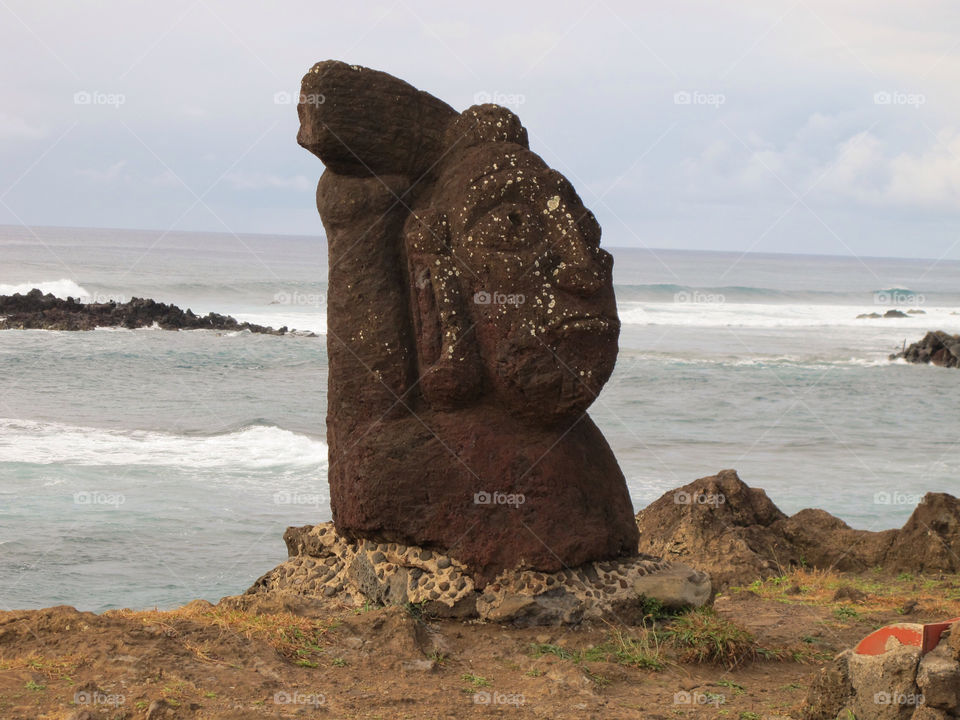 chile moai easter island rapa nui by jpt4u