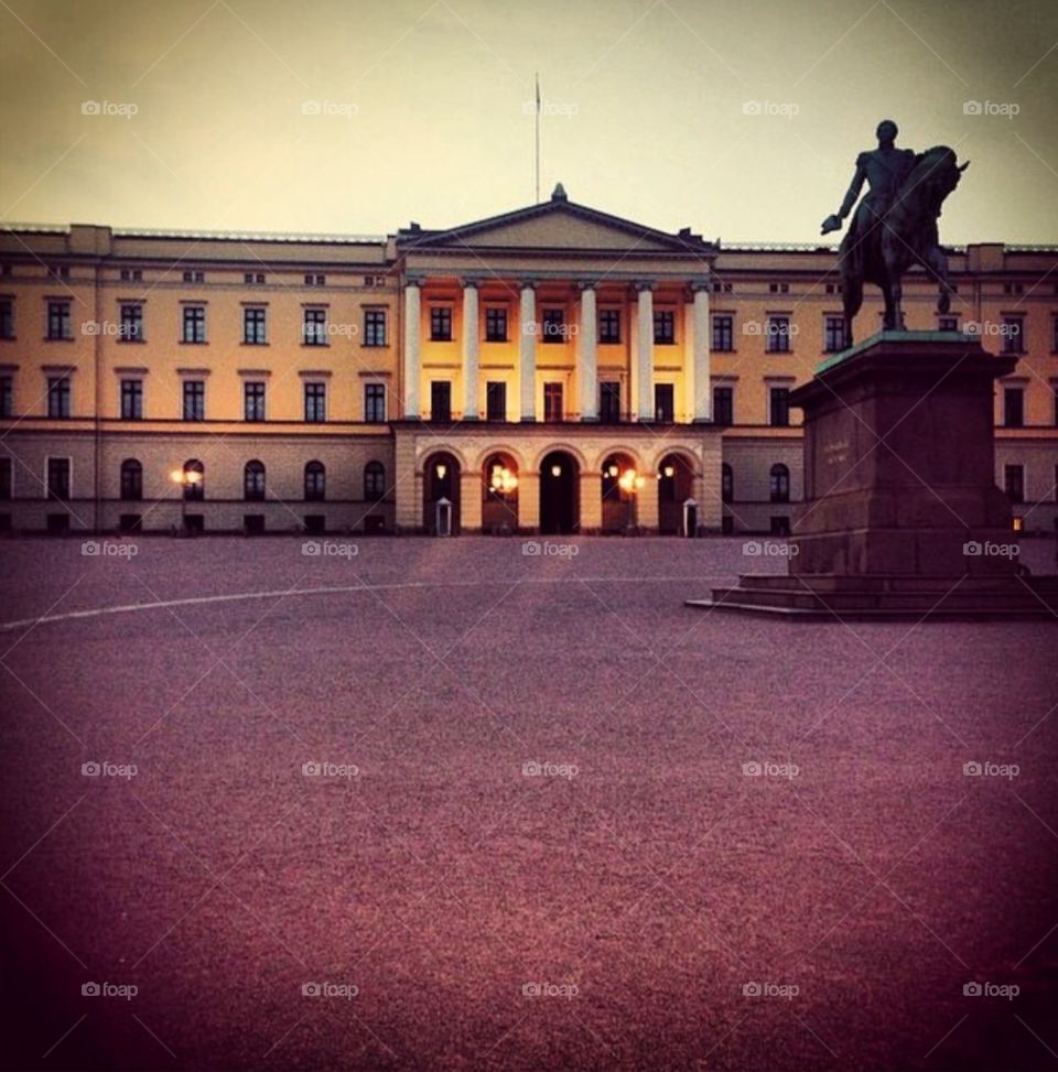 The king's Palace in Norway