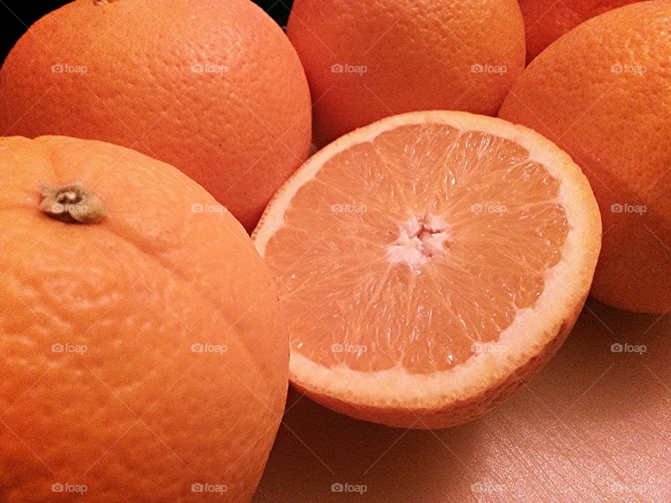 slice of fresh Orange