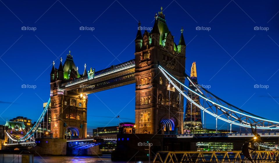 Tower bridge night