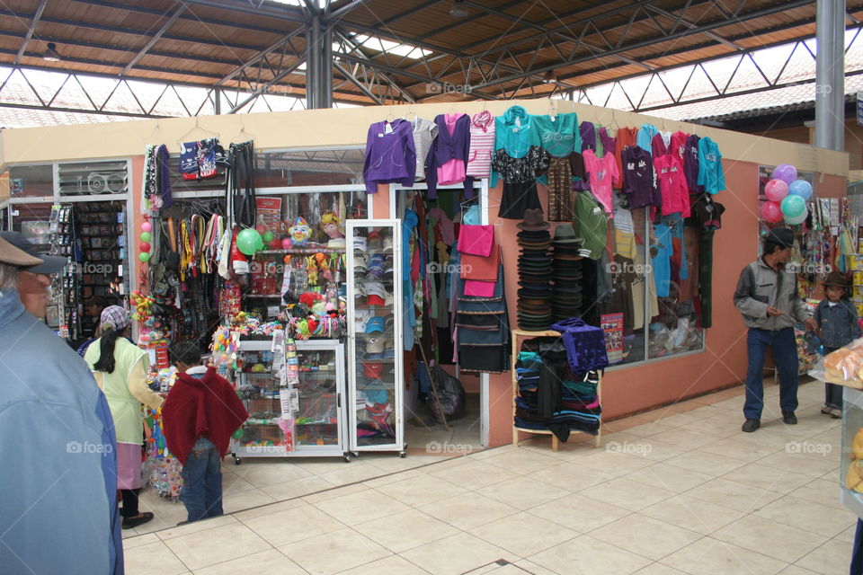 Market place in Riobamba Ecuador