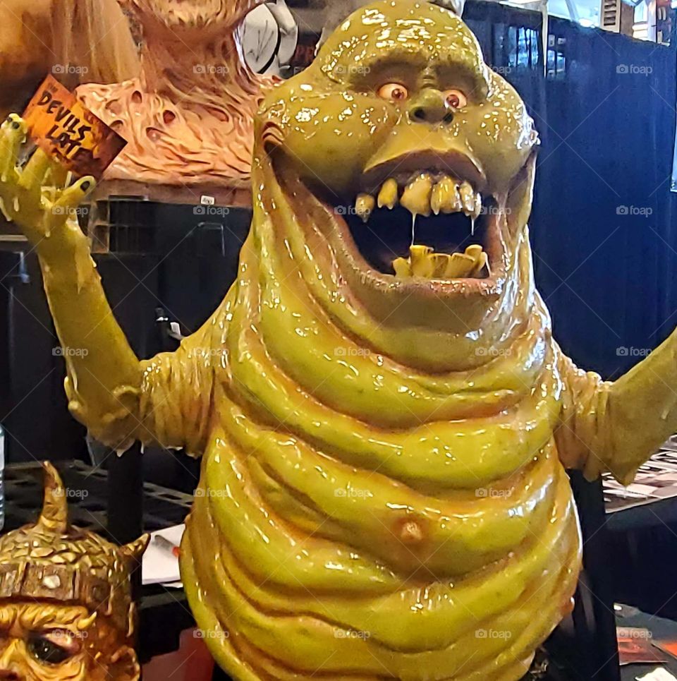 Slimer Ghostbusters 
I ain't afraid of no ghost