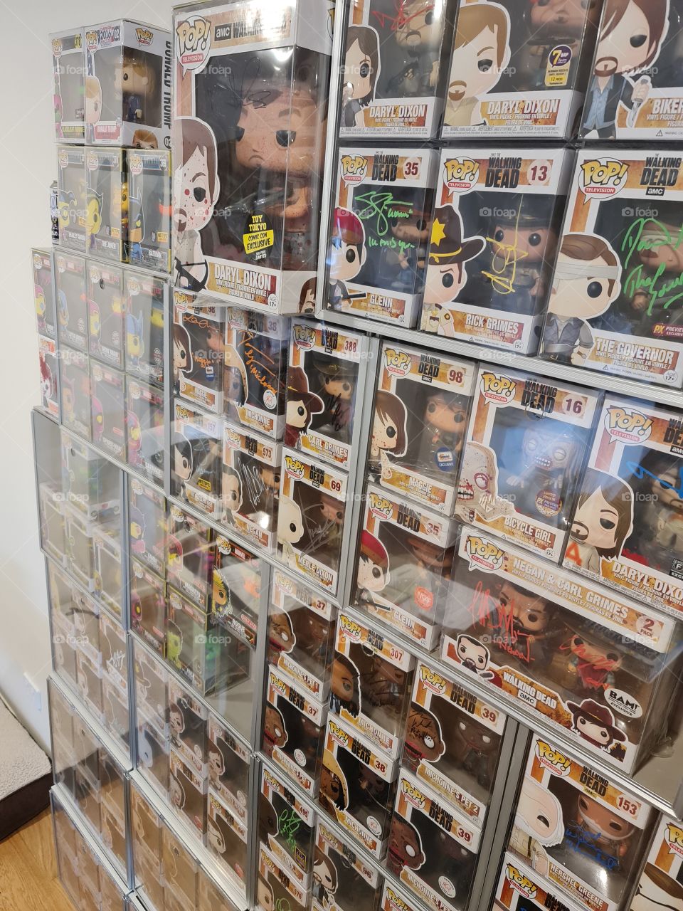 Pop! vinyl Funko Walking dead amazing 2021 current whole collection signed