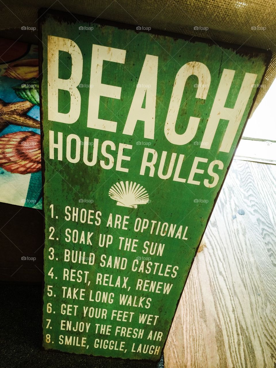 Beach house rules